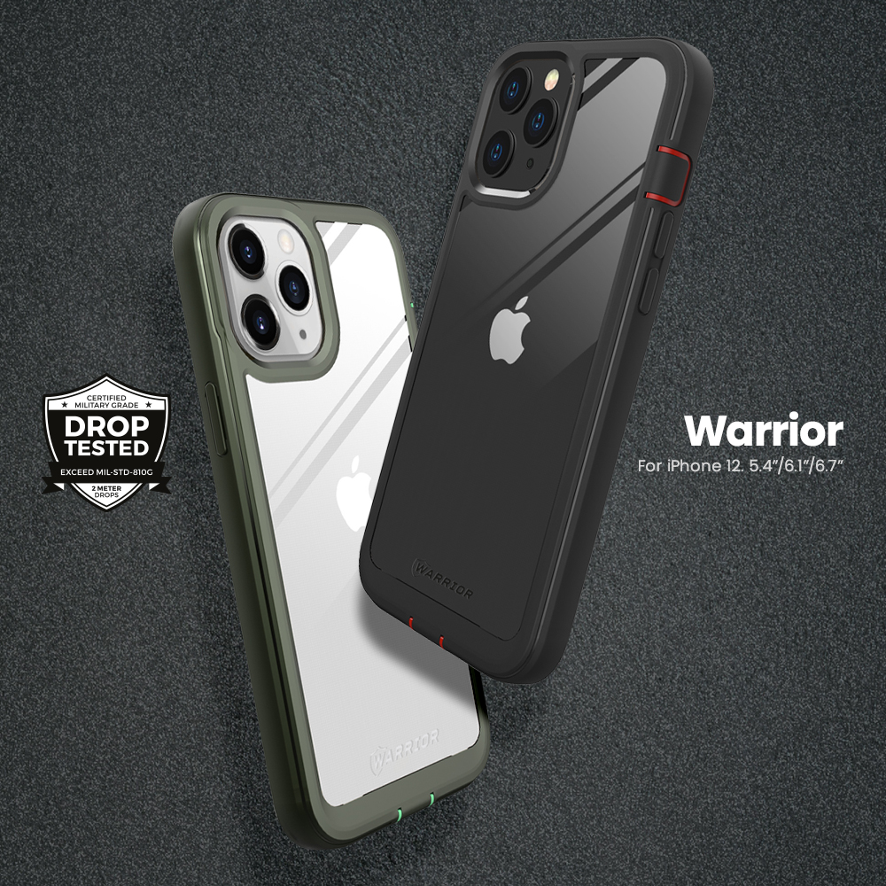 Prodigee Warrior iPhone 12/12 Pro Black