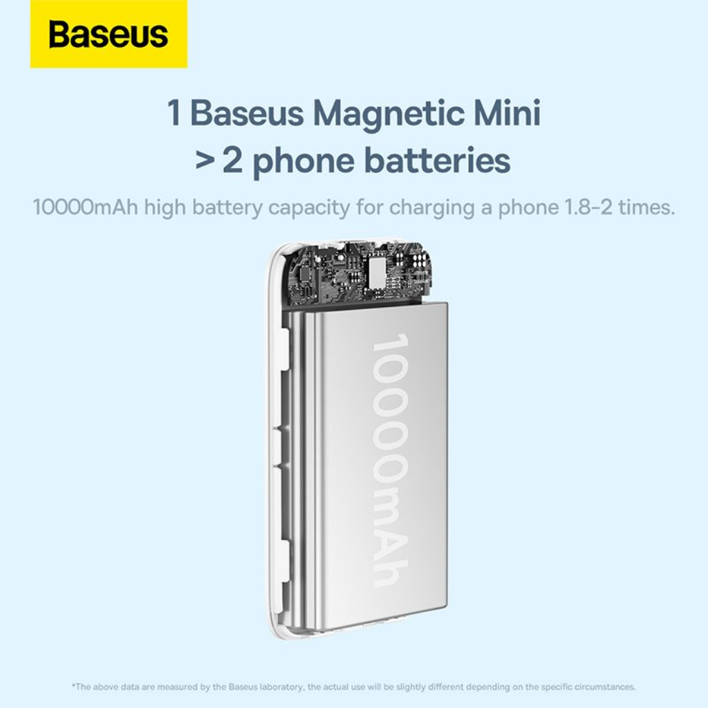 Baseus Magnetic Mini Wireless Fast Charge Power Bank 10000mAh 20W