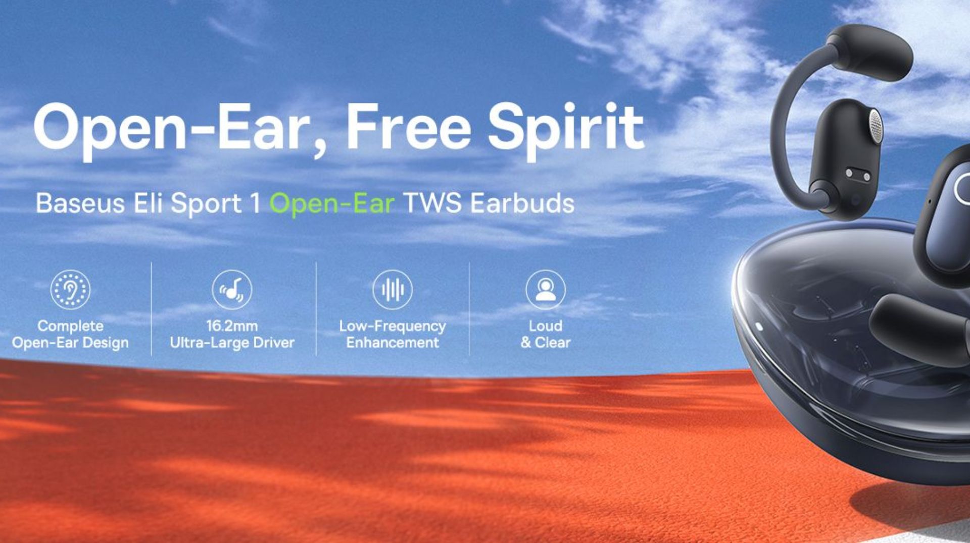 Baseus Eli Sport 1 Open-Ear TWS Earbuds Wireless