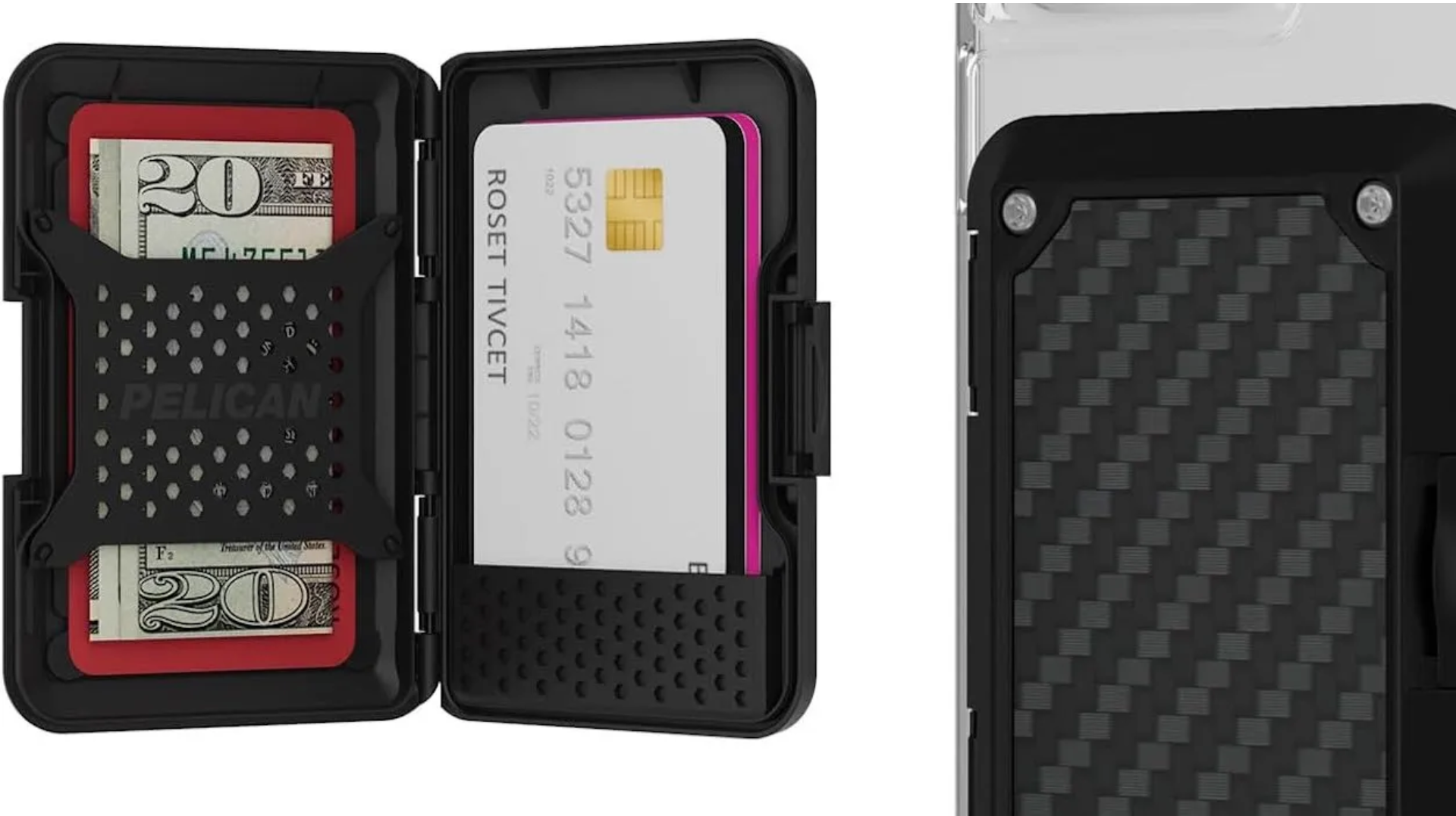 Pelican Shield RFID Blocking Wallet with MagSafe Kevlar